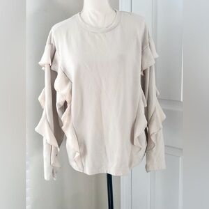 A New Day Comfy Ruffle Sweatshirt Size XXL